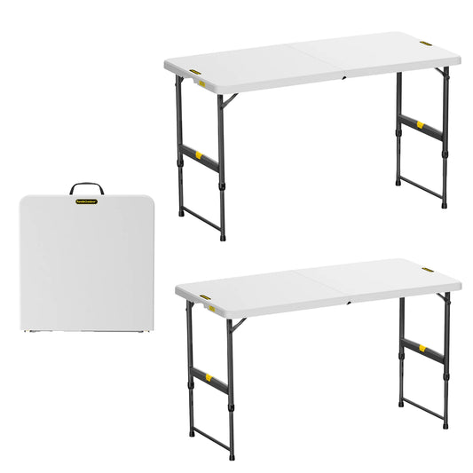 FanttikOutdoor Zeta X4 Pro 4ft Folding Table (2-Pack)
