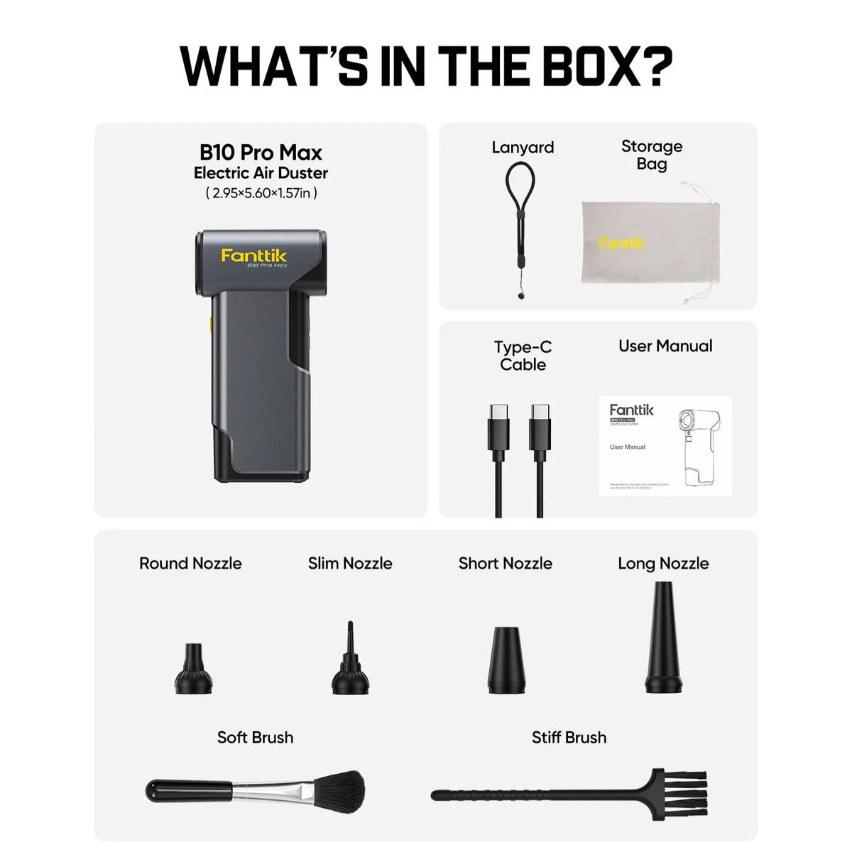 Fanttik B10 Pro Max Electric Air Duster