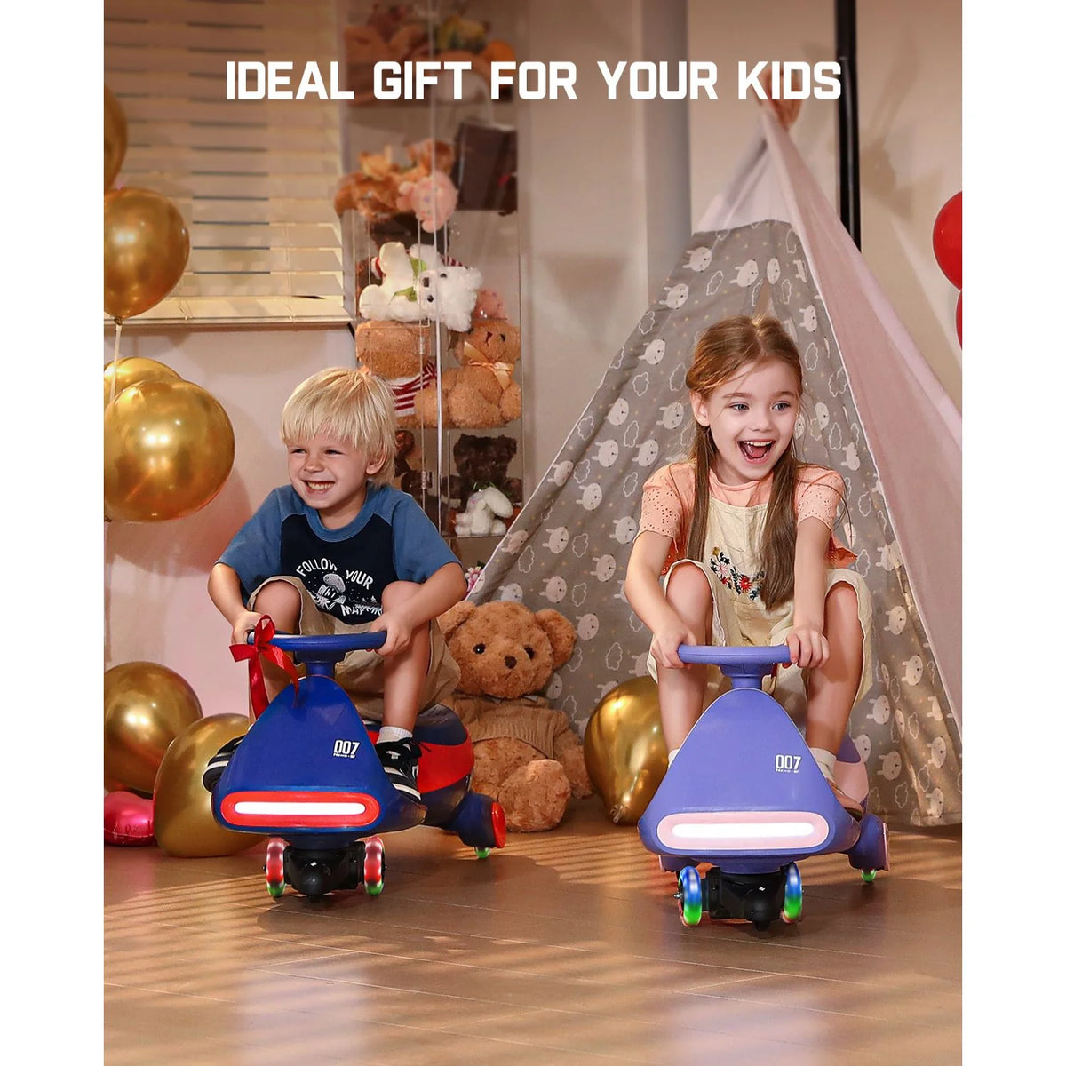 FanttikRide N7 Pro 12V Electric Wiggle Car with Pedal