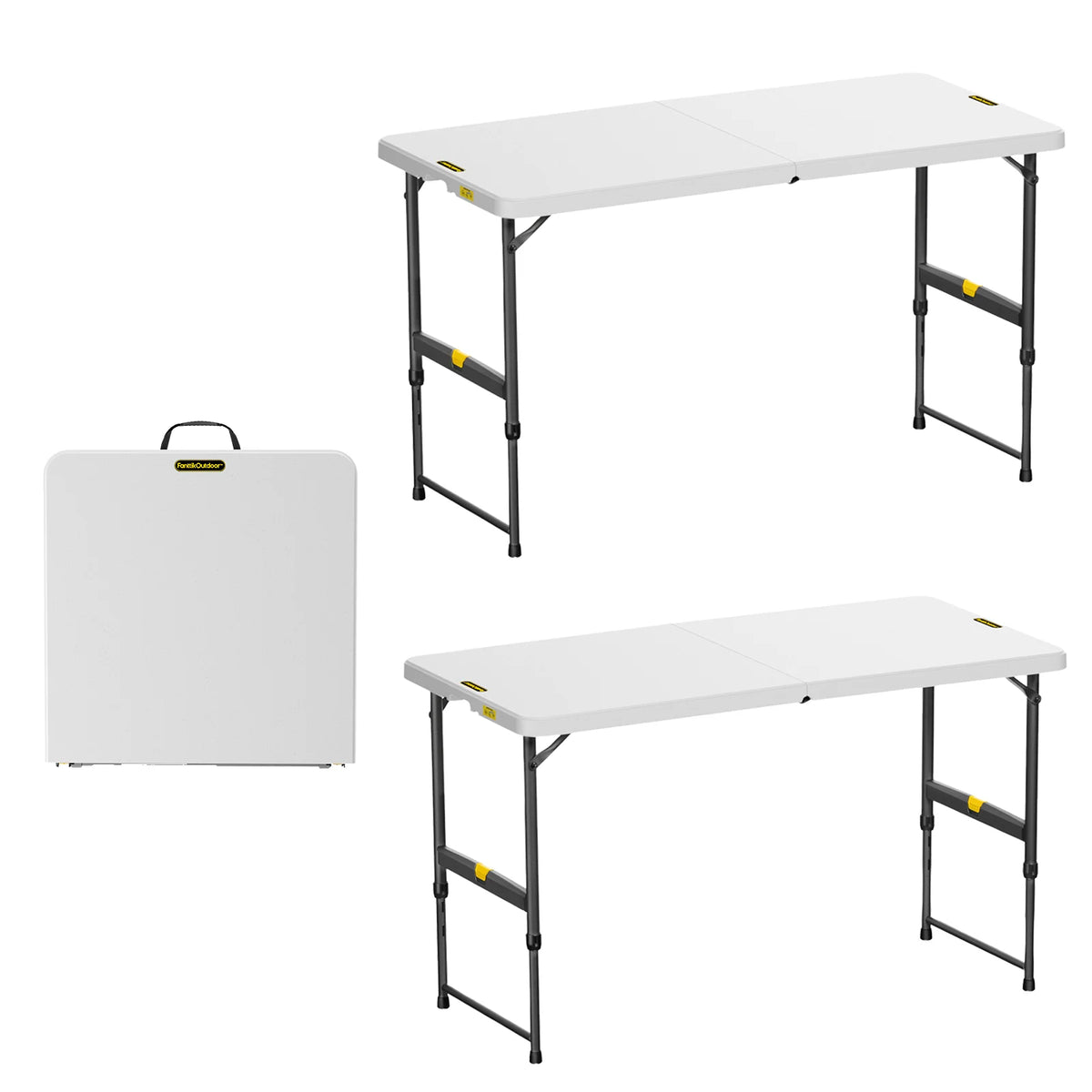 FanttikOutdoor Zeta X4 Pro 4ft Folding Table (2-Pack)