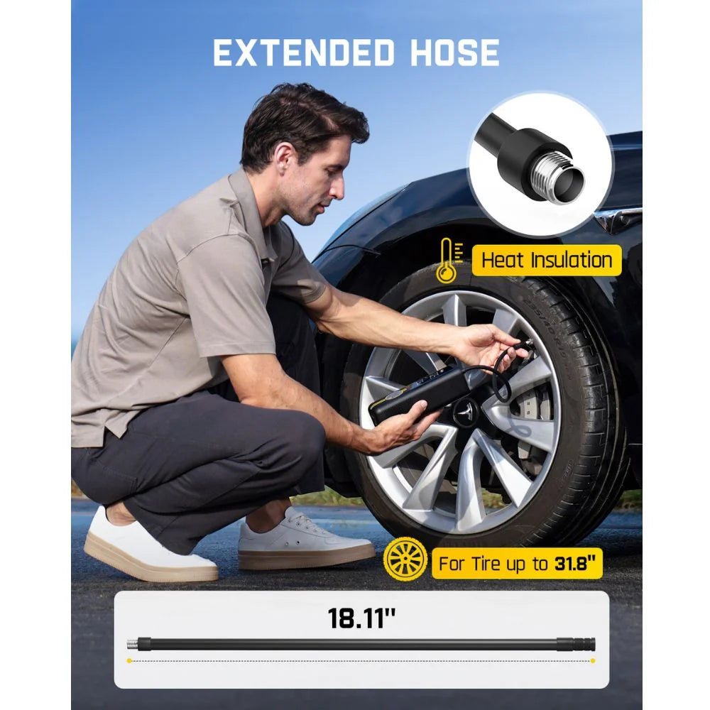 Fanttik X8 APEX EV Tire Inflator and Slim V8 APEX Car Vacuum