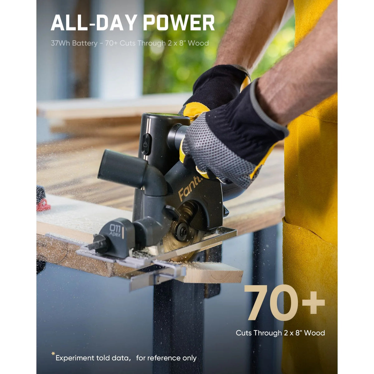 Fanttik O11 Apex 4-1/2 Inch Cordless Circular Saw