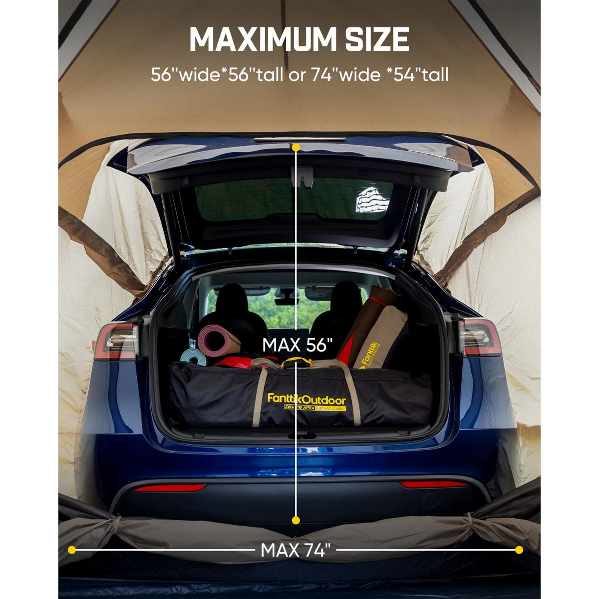 FanttikOutdoor Beta C6 Apex SUV Tent