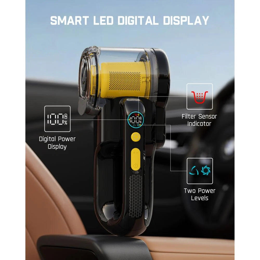 Fanttik X8 APEX EV Tire Inflator and V10 APEX Foldable Car Vacuum