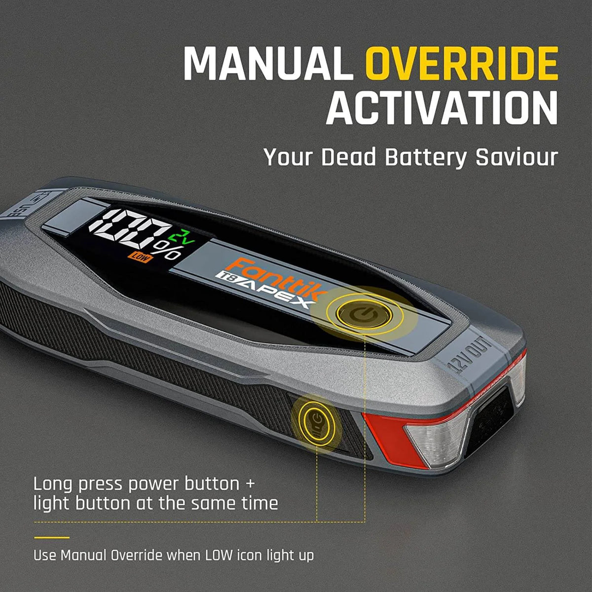Fanttik T8 APEX Jump Starter Deluxe Package