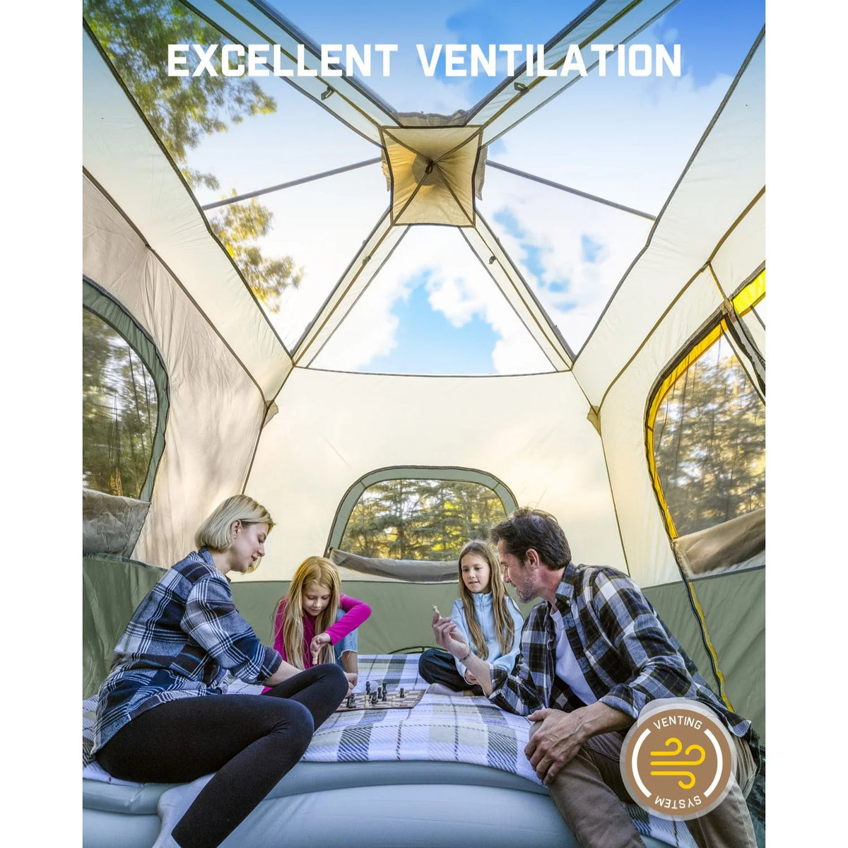 FanttikOutdoor Zeta C8 Pro Camping Tent